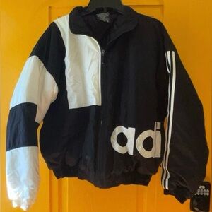 Vintage Adidas Insulated Puffer Jacket 90's, Size Small